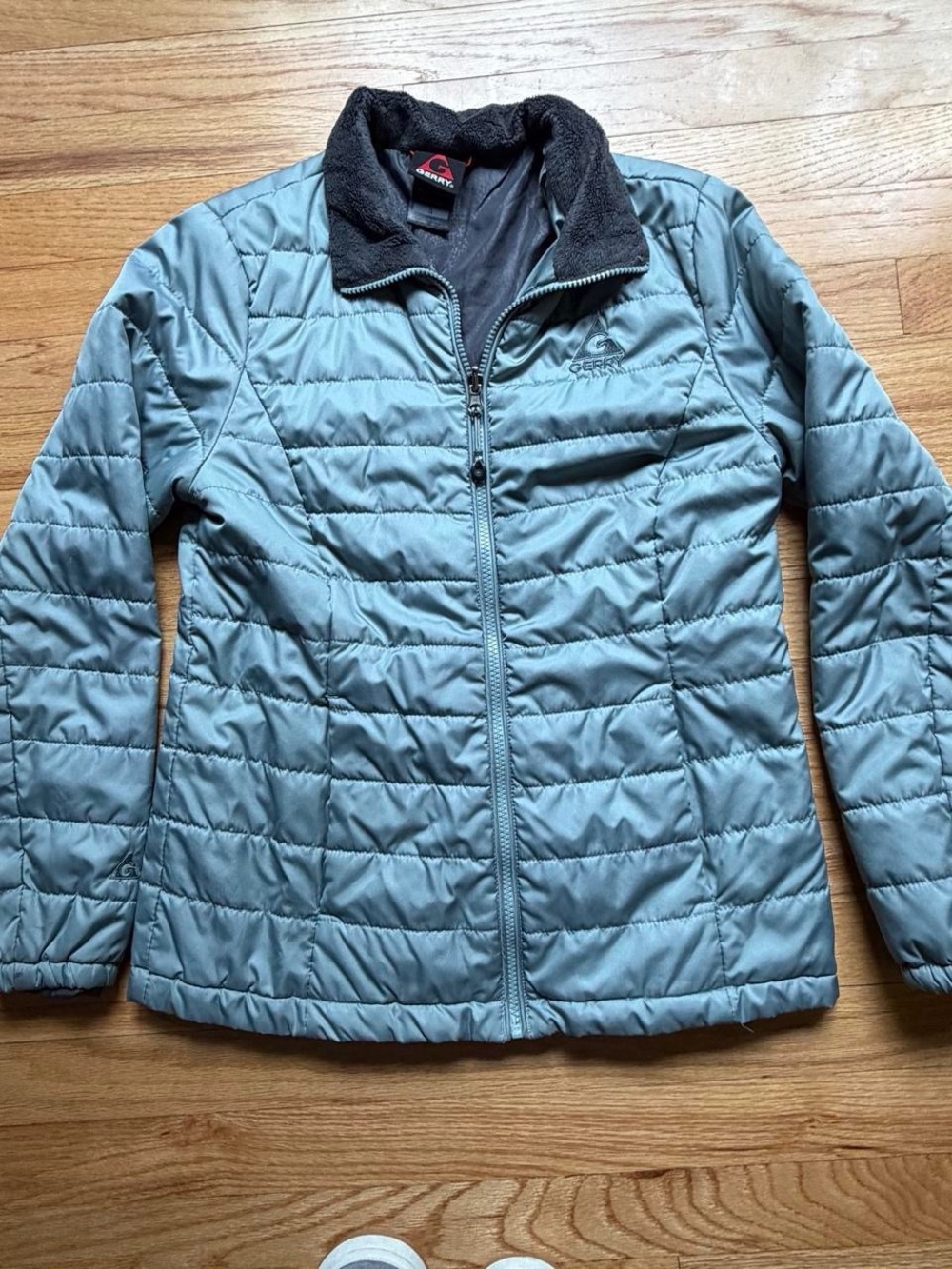 Gerry's light blue puffer jacket with fleece lining